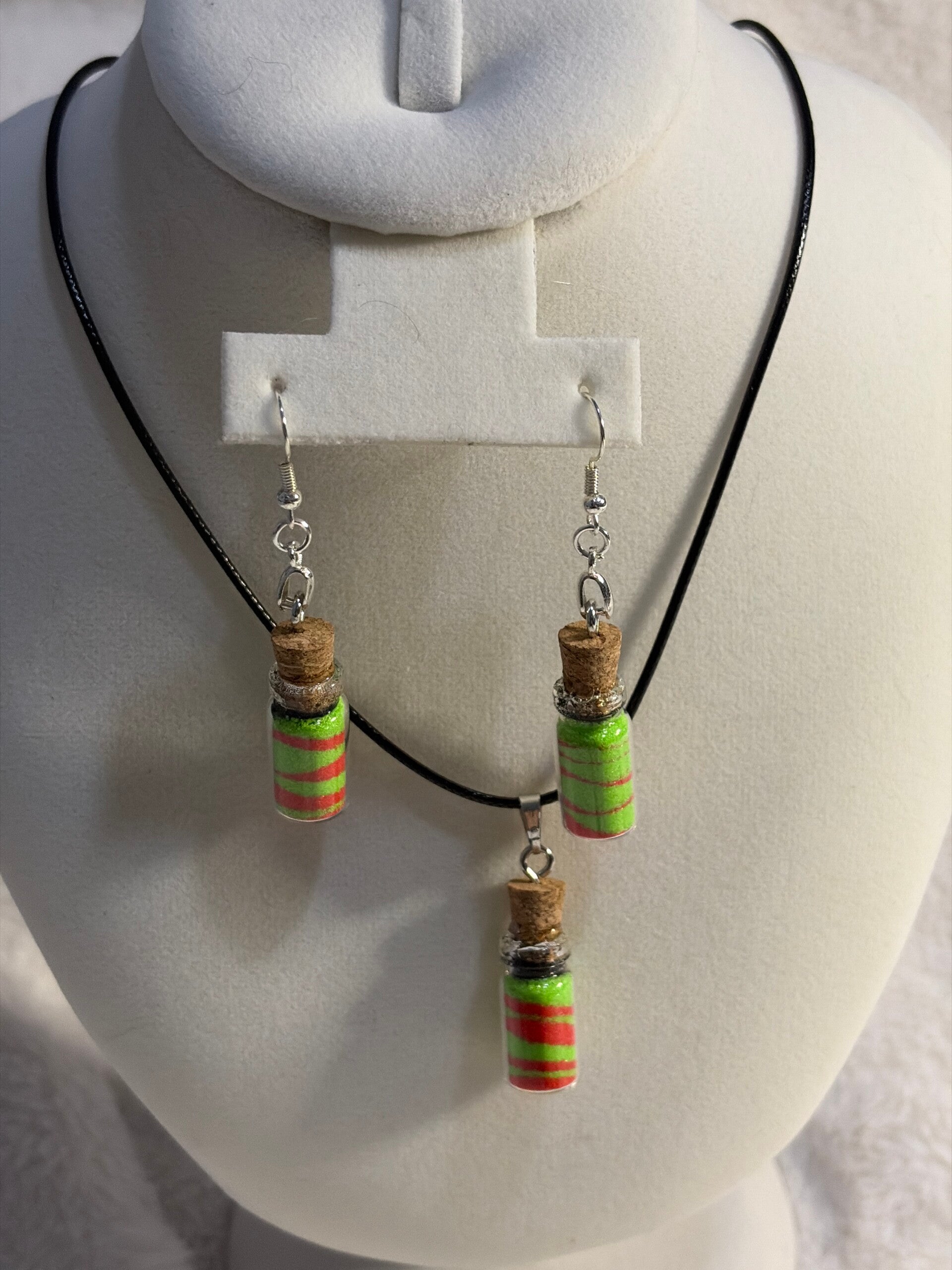 Lime, green and dark red