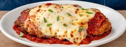 1. Chicken Parmigiana