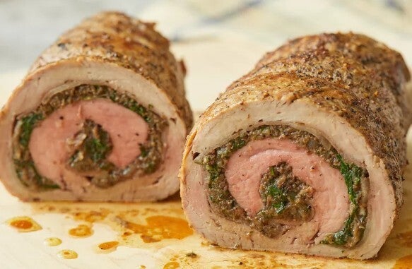 4. Stuffed Pork Tenderloin