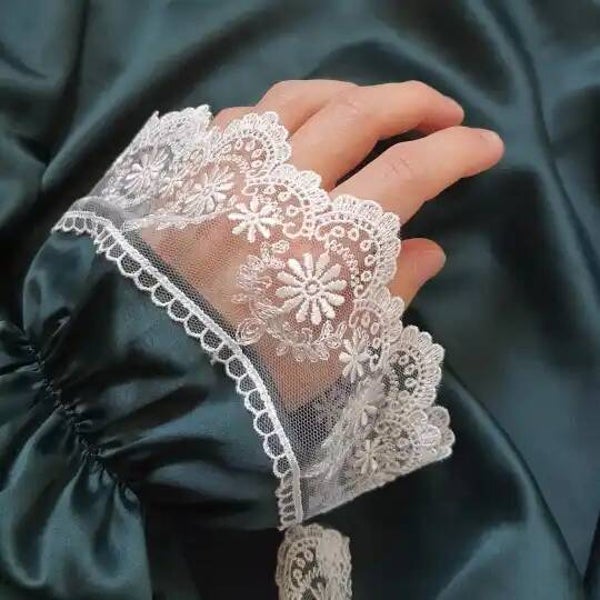 Gebetskleid Satinstoff - Emerald Green