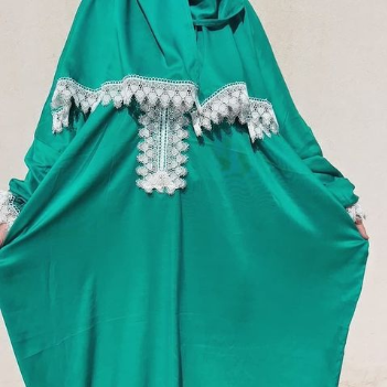 Sold out - No restock - Aqua Green Prayer Dress