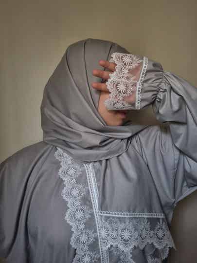 Special Dress in Grey Sage