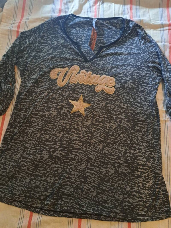 T shirt ample vintage noir