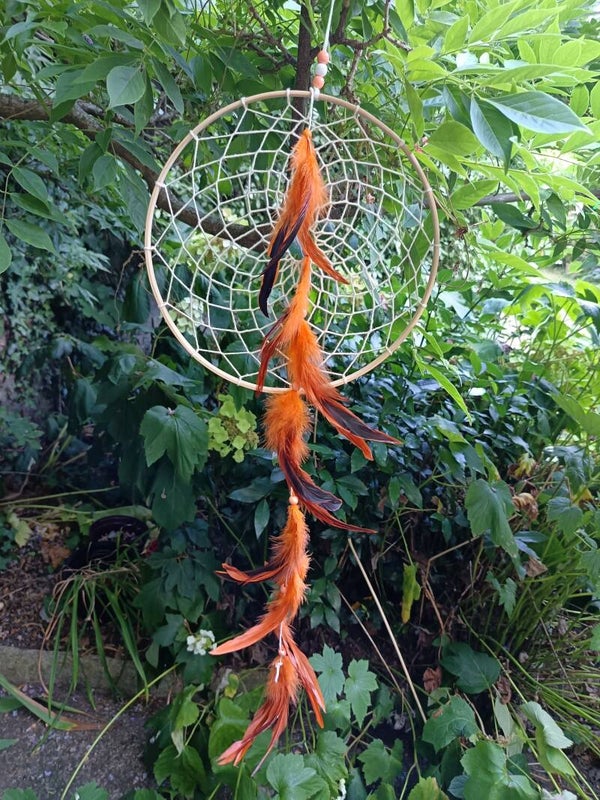 Attrape rêves douceur orangée