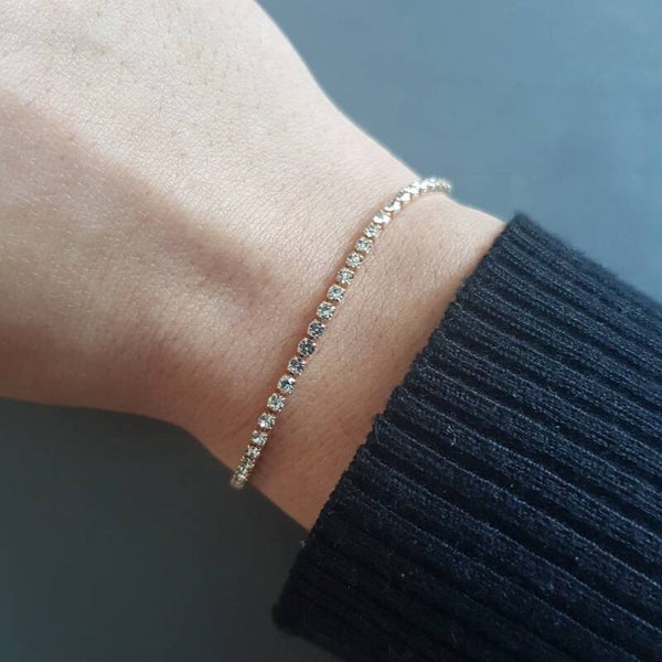Goudkleurig armband bling