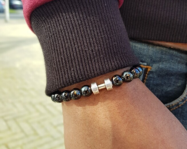 Handgemaakte heren armband halter