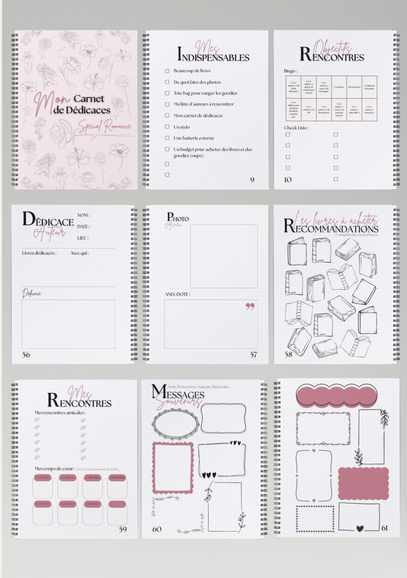 Carnet de dédicaces