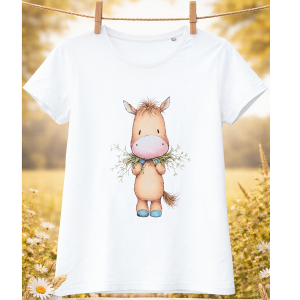 Shirt met mascotte wit