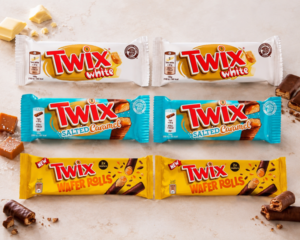 Twix Mix Bundle White Salted Caramel Wafer Rolls Schokoriegel Import Snack