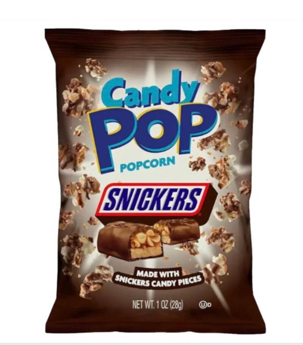Candy Pop Popcorn mit Snickers Geschmack 28g