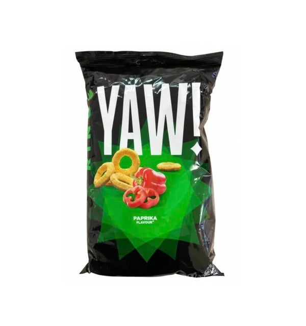 YAWI Paprika Rings – Knuspriger Snack mit würzigem Paprika-Geschmack 60g