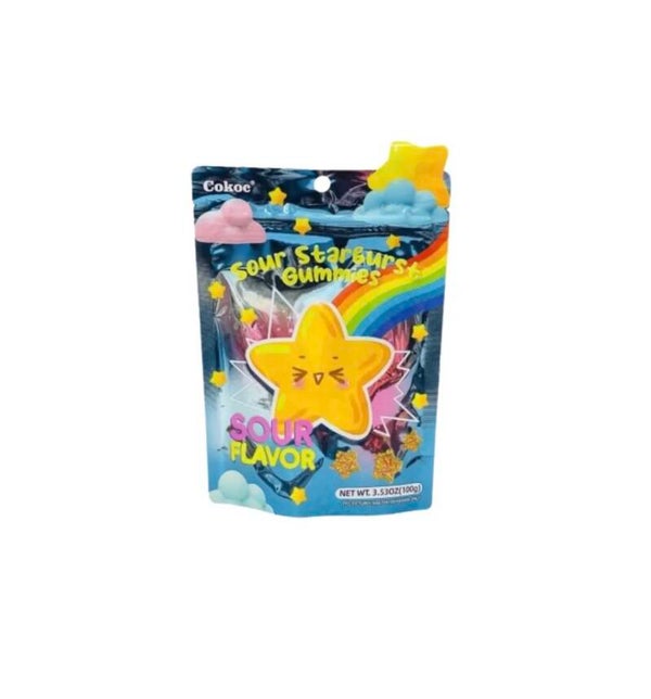 Sour Starburst Gummies – Fruchtig-saure Sternchen mit Wow-Effekt 100g