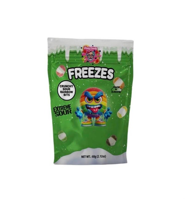 Chaos Candy Freezes Crunchy Sour Rainbow Bits – Extrem saure gefriergetrocknete Gummis