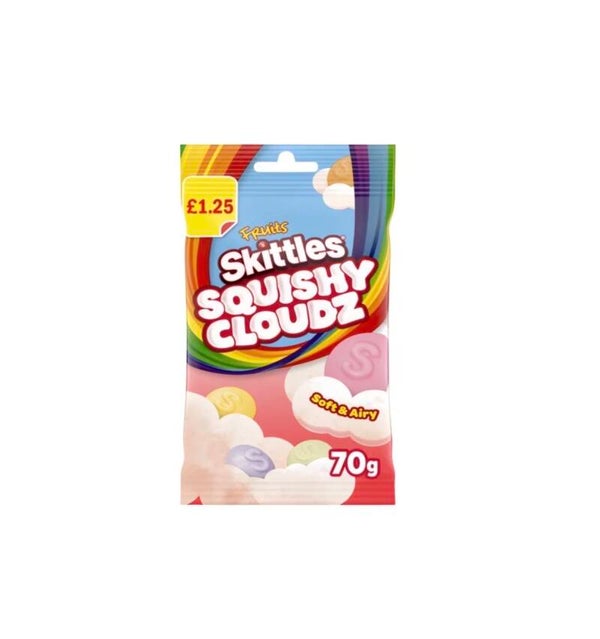Skittles Squishy Cloudz Fruits – Soft & Airy Fruchtgummi 70g
