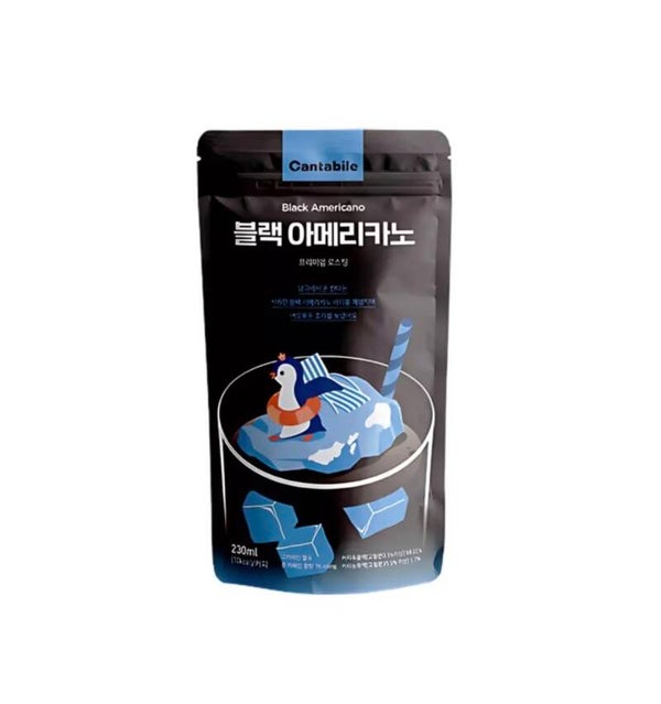 Cantabile Black Americano Iced Coffee 230 ml Südkorea