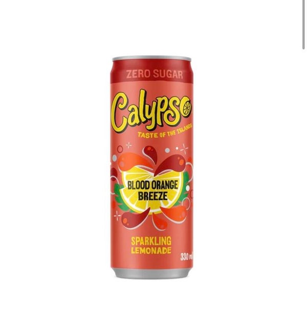 Calypso Blood Orange Breeze Zero Sugar 330 ml