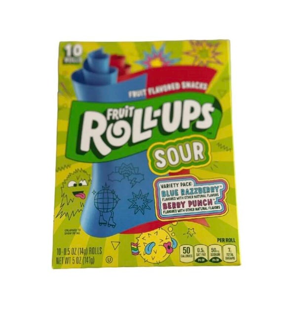 Fruit Roll-Ups Sour – Saure Fruchtstreifen Variety Pack (10er Pack)