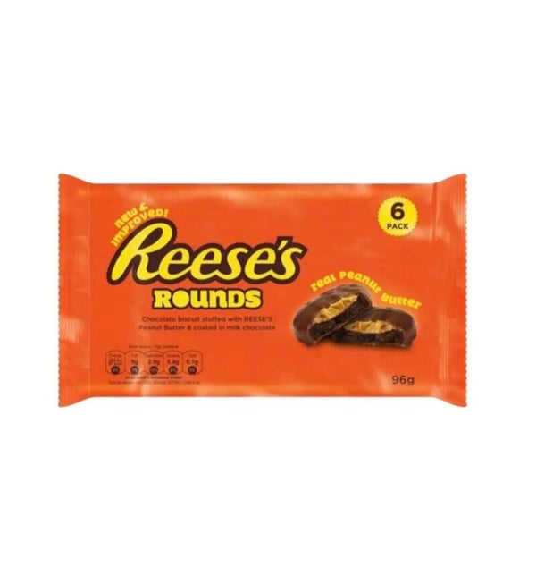 Reese’s Rounds – Schokoladenkekse mit Erdnussbutterfüllung (6er Pack) 96g