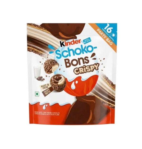 Kinder Schoko-Bons Crispy – Knuspriger Genuss mit zarter Milchcreme