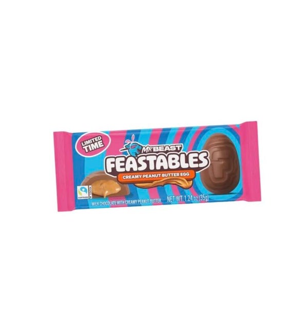 MrBeast Feastables Creamy Peanut Butter Egg (Limited Edition) 35g