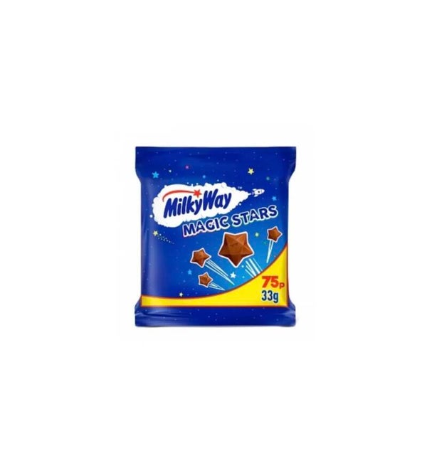 Milky Way Magic Stars – Knusprige Schokoladensterne 33g
