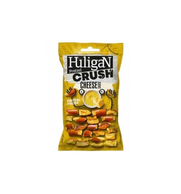 HuligaN Pretzel Crush Cheese – Knuspriger Snack mit intensivem Käsegeschmack