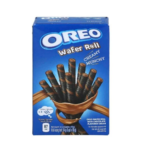Oreo Wafer Roll Chocolate – Schokoladiger Knusperspaß für echte Oreo-Fans