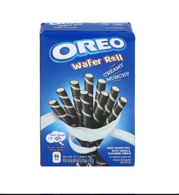 Oreo Wafer Roll Vanilla – Knuspriger Genuss mit cremiger Vanillefüllung