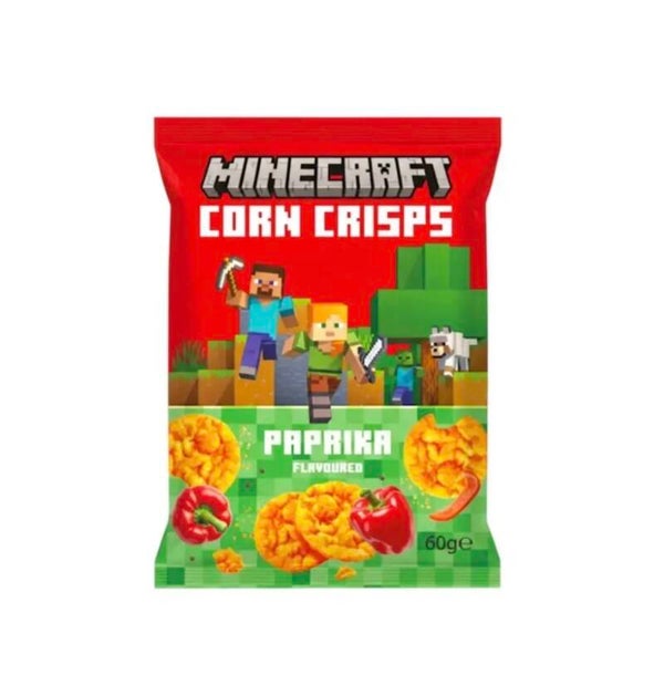 MINECRAFT Corn Crisps Paprika – Knuspriger Snackspaß für echte Gamer