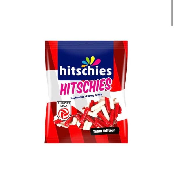 Hitschies Kaubonbons Team Edition – Rot & Weiß Frucht-Kaubonbons 125g