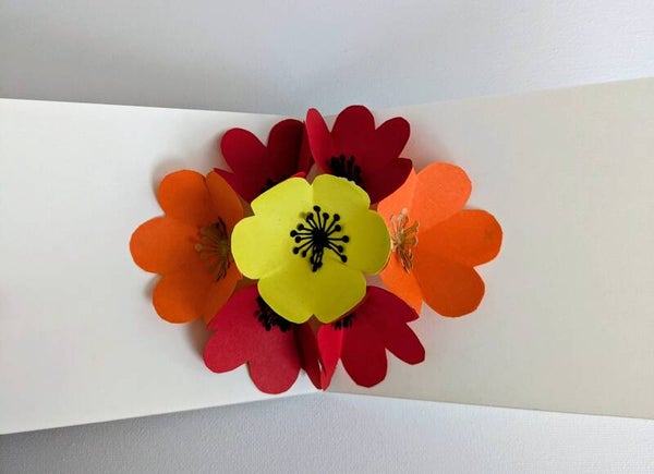 Kit  “Carte fleurie Pop up”