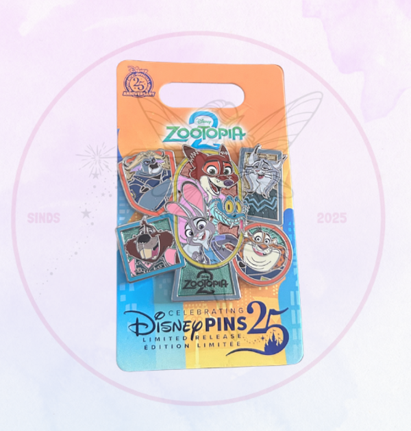 HKDL Pin Zootopia 2