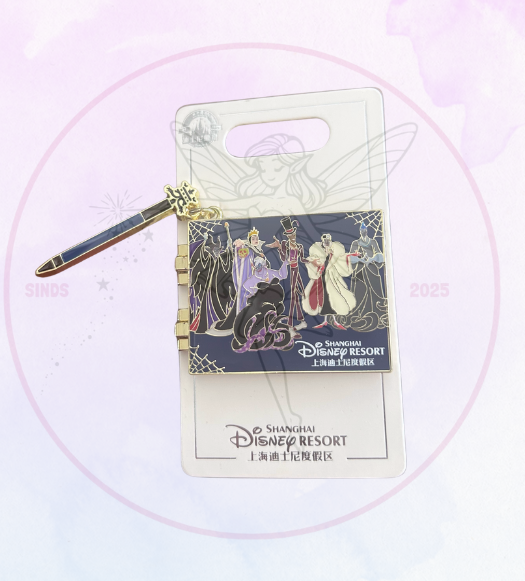 SHDL Pin Handtekeningboek Disney Villains