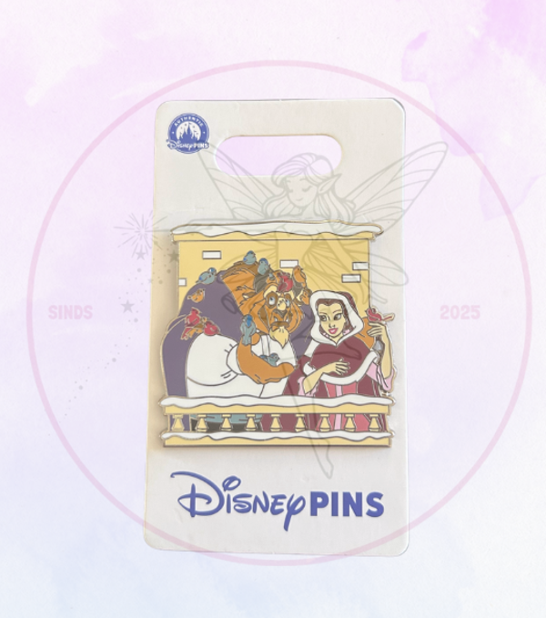 HKDL Pin Beauty and the Beast Winter / Belle en het Beest