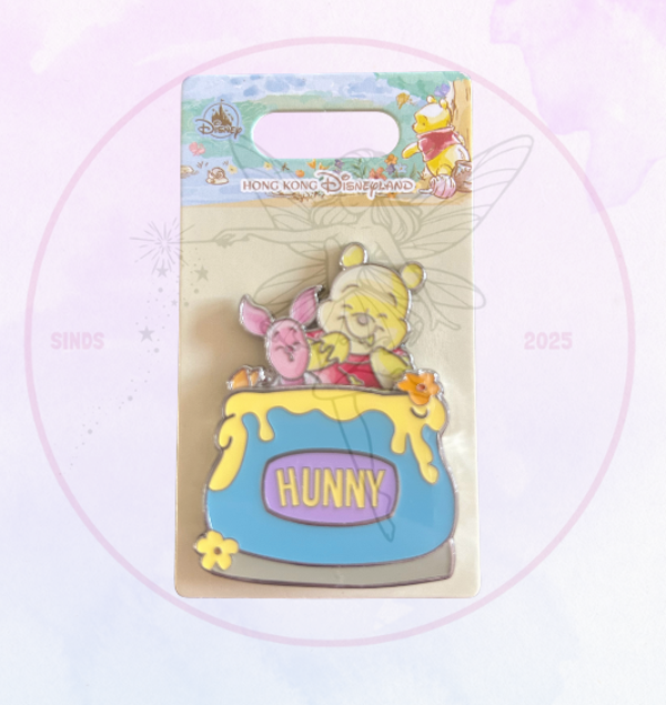HKDL Pin Winnie the Pooh Piglet attraction Knorretje