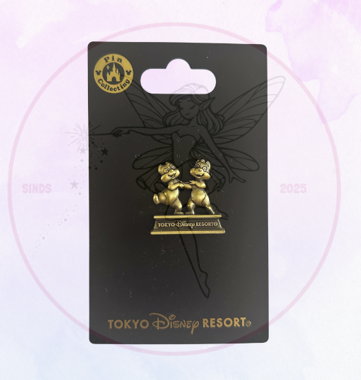 TDR Pin Statue Chip & Dale / Knabbel & Babbel