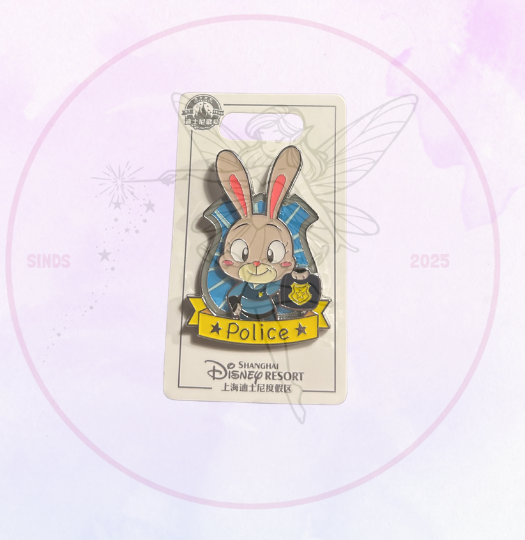 SHDL Pin Judy Police Zootopia