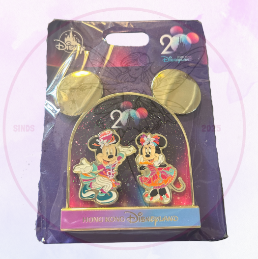 HKDL Pin 20th Anniversary Mickey en Minnie