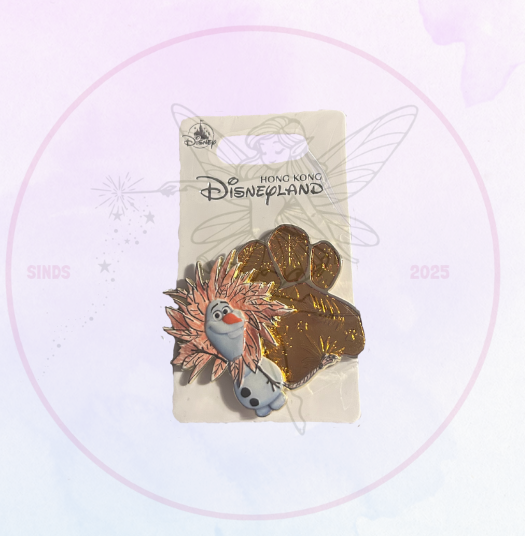HKDL Pin Olaf met Leeuwenkoning