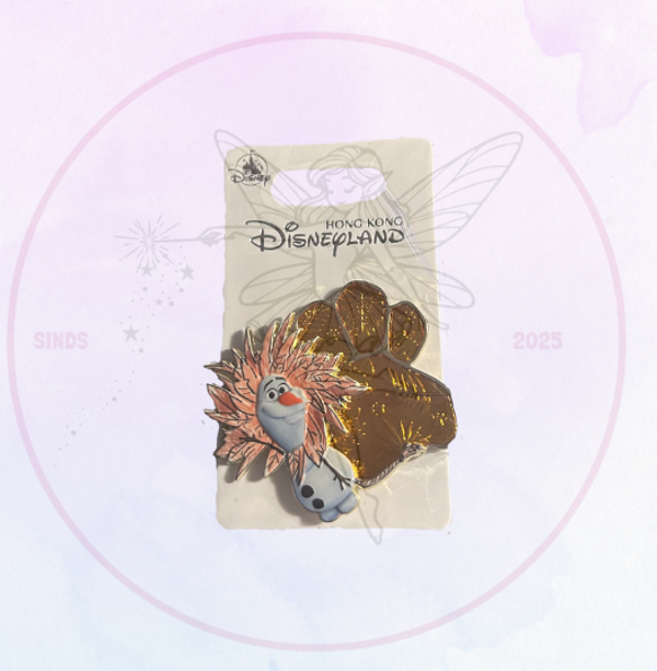 HKDL Pin Olaf met Leeuwenkoning