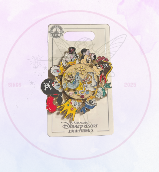 SHDL Pin Mickey and Friends Pirates Spinning