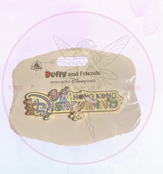 HKDL Pin Hong Kong Disneyland met Duffy and Friends