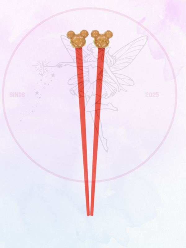 TDR Mickey Hamburger Chopsticks