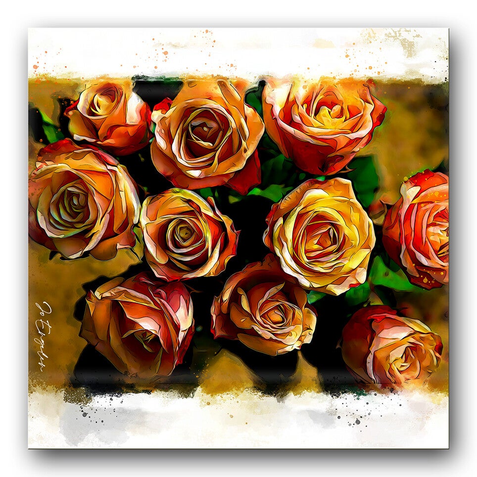 "ORANGE ROSES"