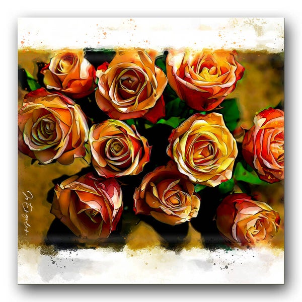 "ORANGE ROSES"