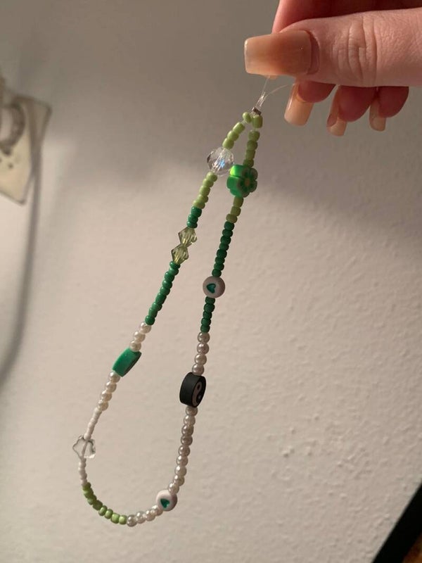 Groen telefoonkoortje