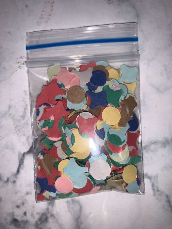 Zakje confetti