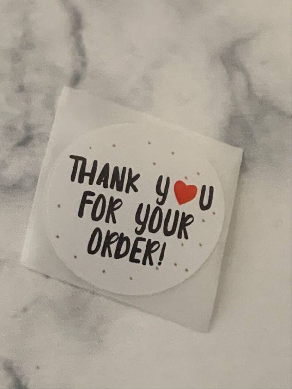 Thank you for your order sticker! 🤟🤟