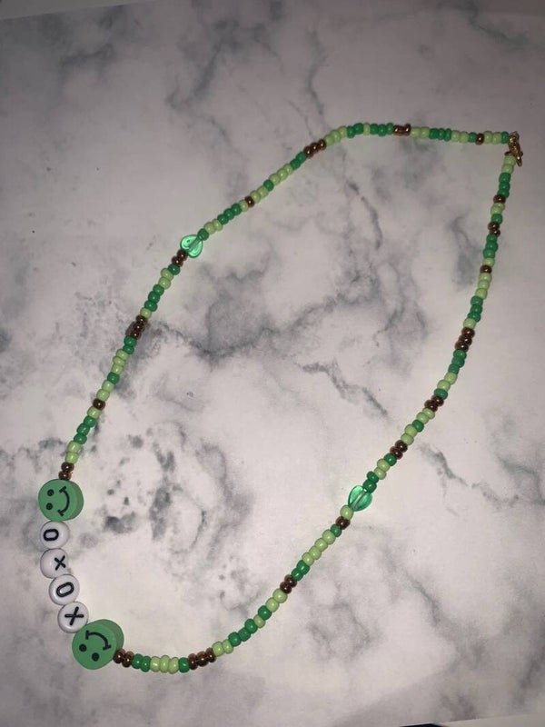 Groene XOXO ketting