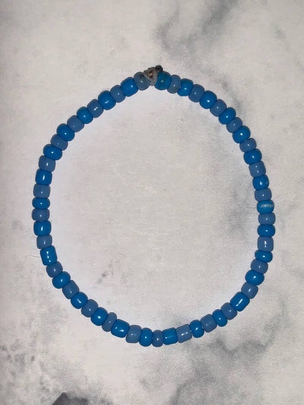 Blauwe armband